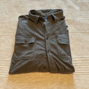 Men’s Lucky Brand fleece shacket. Like new. 2XL. Gray
